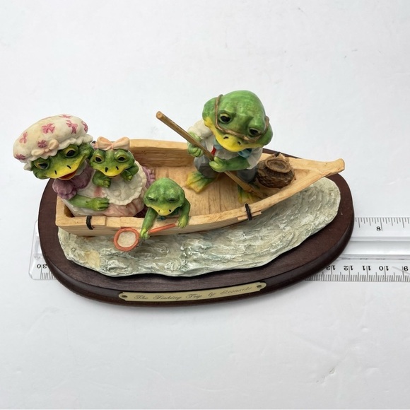 VINTAGE 1989 The Leonardo Collection The Fishing Trip Figurine - Picture 11 of 11